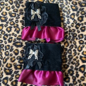 Gothic Lolita wrist cuffs
